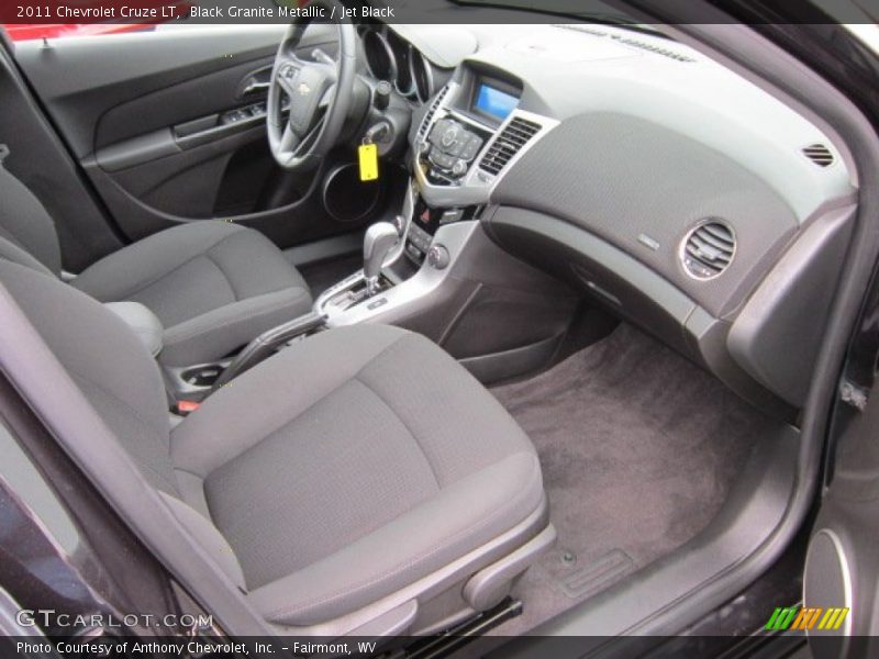 Black Granite Metallic / Jet Black 2011 Chevrolet Cruze LT