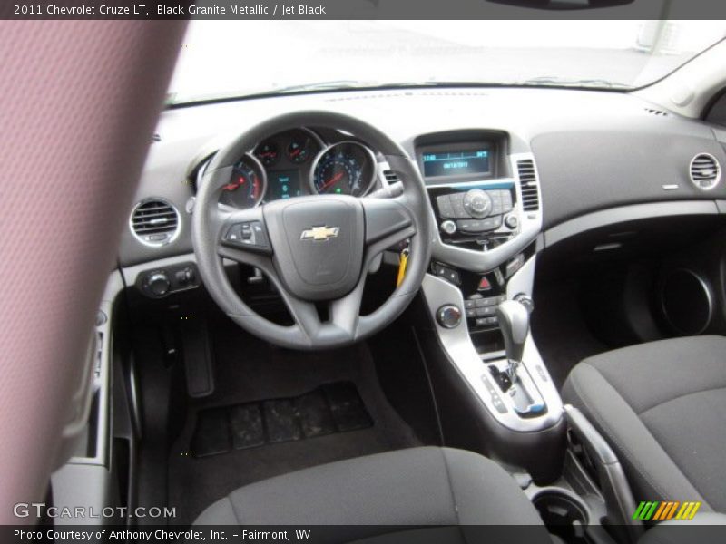 Black Granite Metallic / Jet Black 2011 Chevrolet Cruze LT