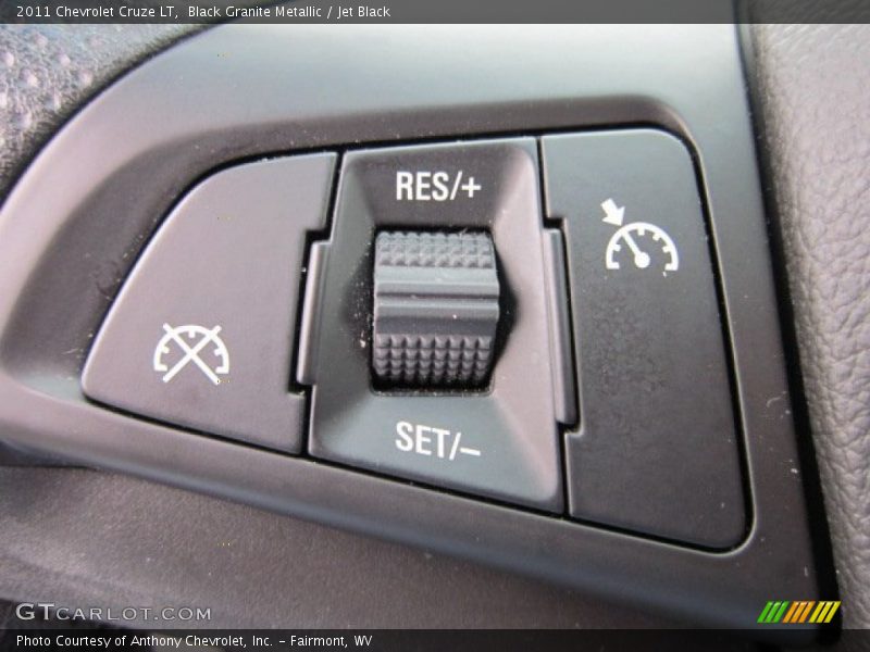 Black Granite Metallic / Jet Black 2011 Chevrolet Cruze LT