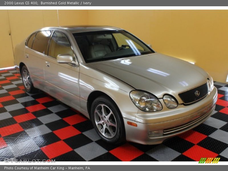 Burnished Gold Metallic / Ivory 2000 Lexus GS 400