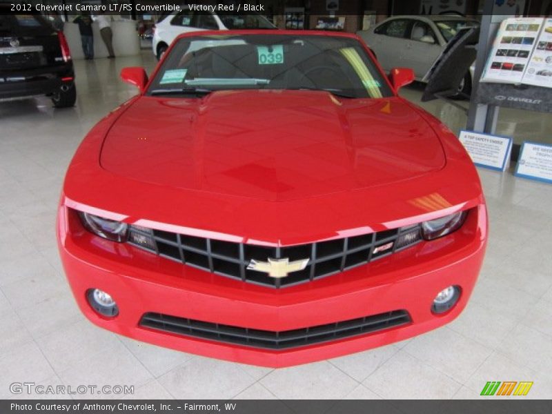 Victory Red / Black 2012 Chevrolet Camaro LT/RS Convertible