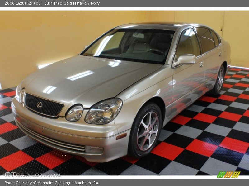 Burnished Gold Metallic / Ivory 2000 Lexus GS 400