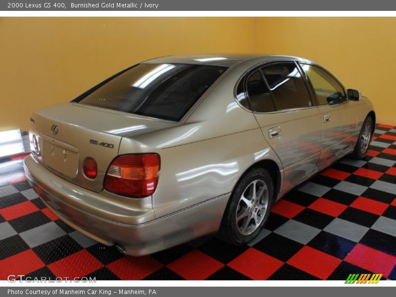 Burnished Gold Metallic / Ivory 2000 Lexus GS 400