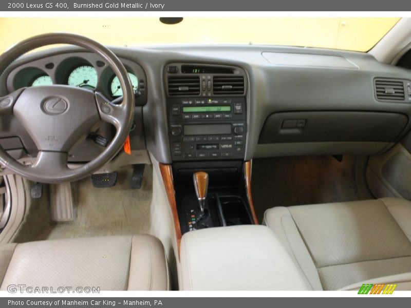 Burnished Gold Metallic / Ivory 2000 Lexus GS 400