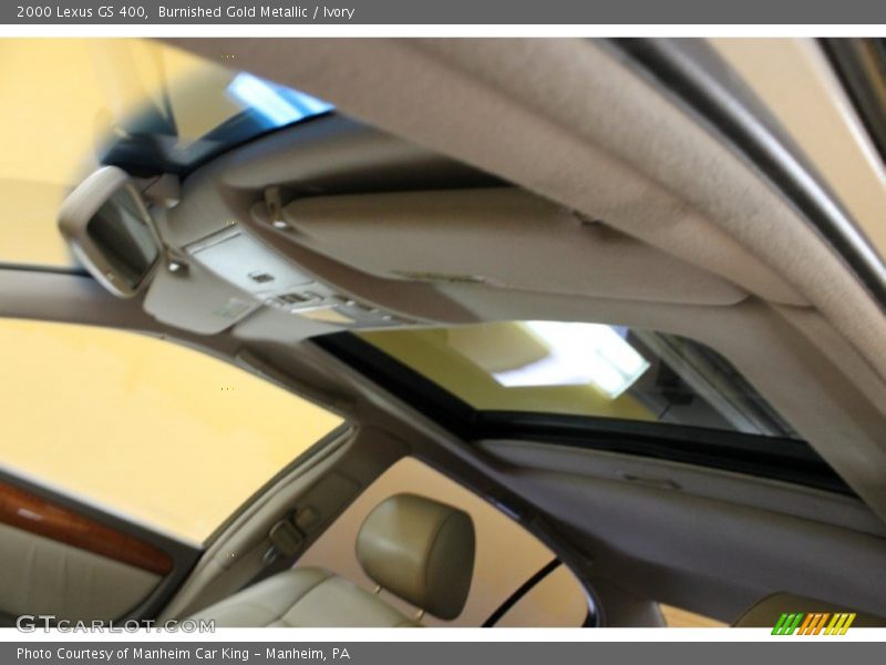 Burnished Gold Metallic / Ivory 2000 Lexus GS 400