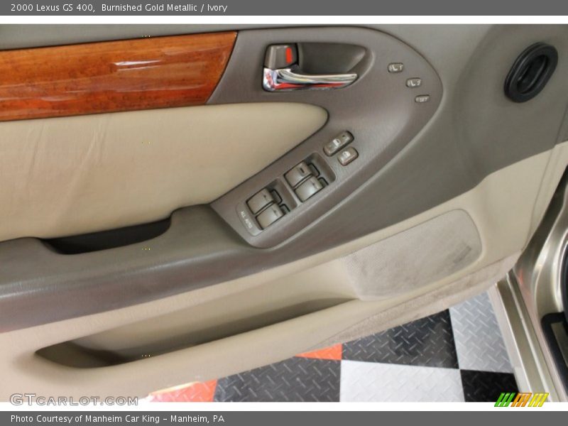 Burnished Gold Metallic / Ivory 2000 Lexus GS 400