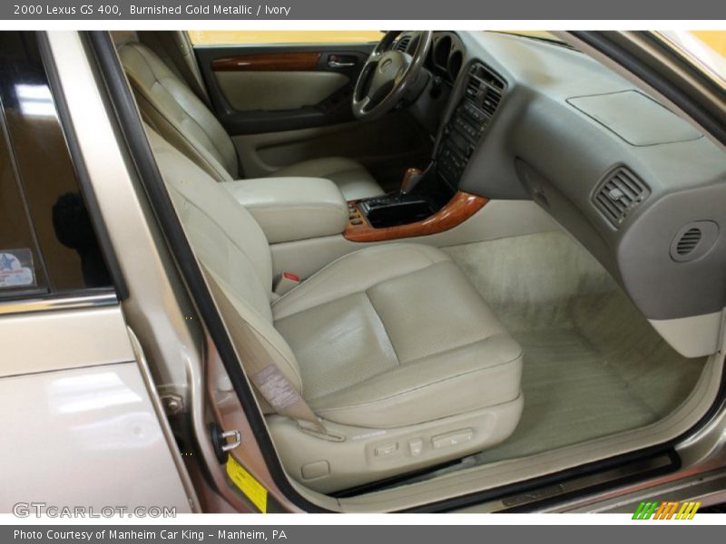Burnished Gold Metallic / Ivory 2000 Lexus GS 400