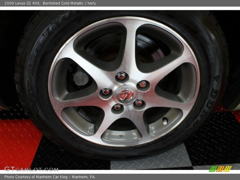 Burnished Gold Metallic / Ivory 2000 Lexus GS 400