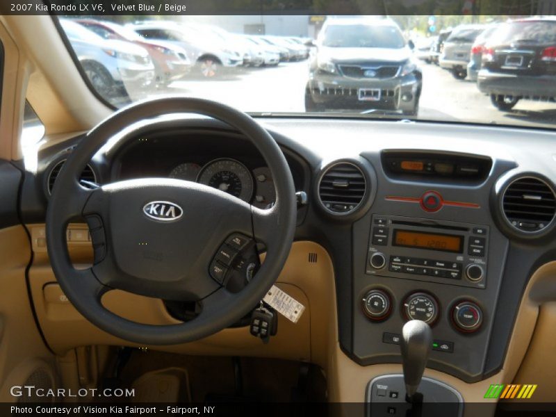 Velvet Blue / Beige 2007 Kia Rondo LX V6