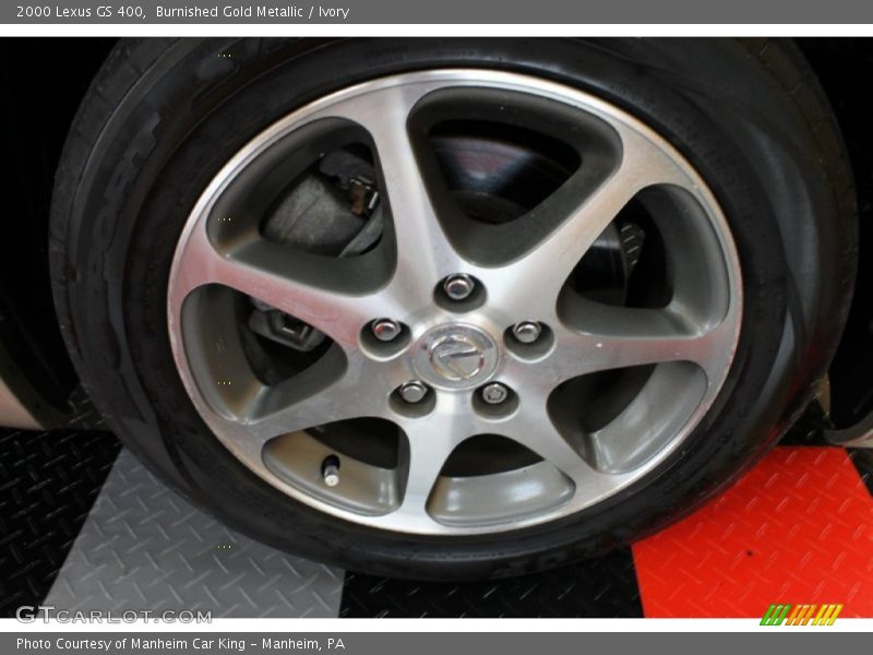 Burnished Gold Metallic / Ivory 2000 Lexus GS 400