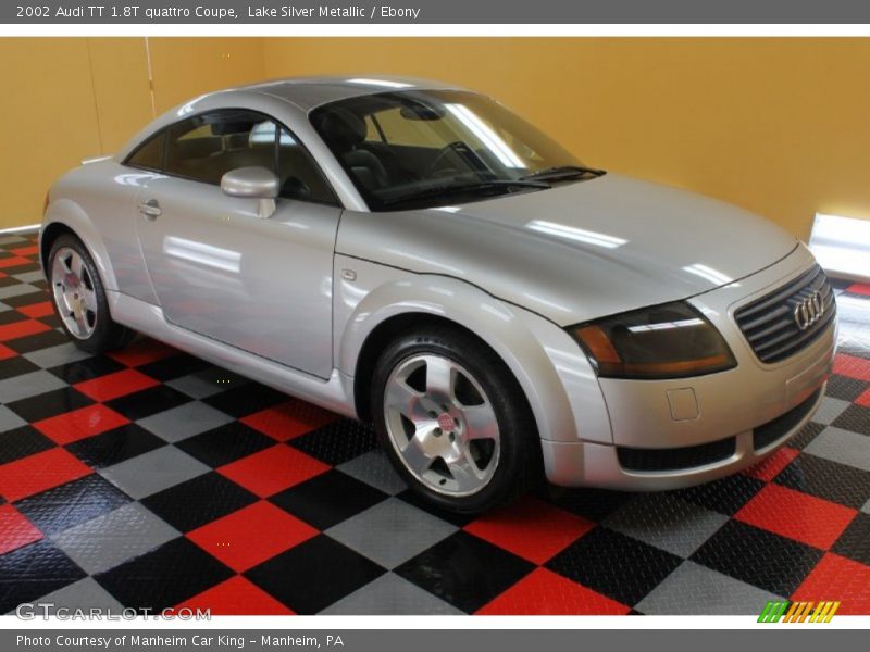 Lake Silver Metallic / Ebony 2002 Audi TT 1.8T quattro Coupe