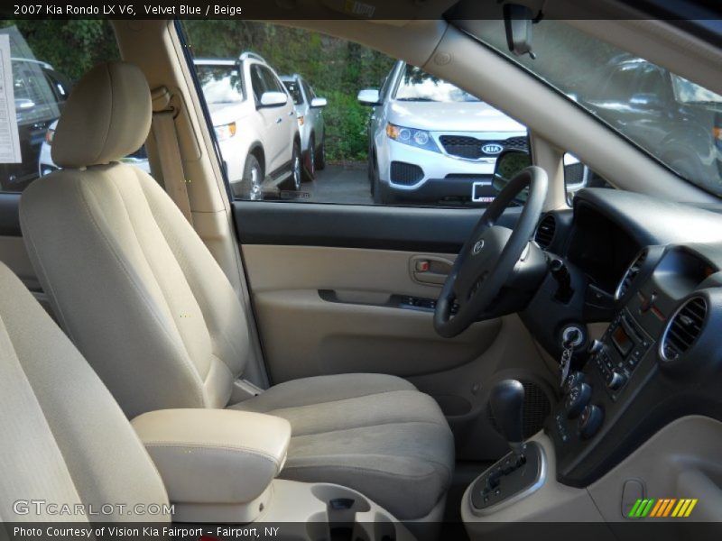 Velvet Blue / Beige 2007 Kia Rondo LX V6
