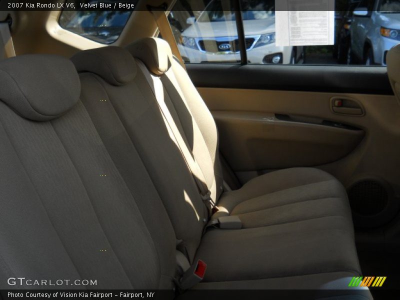 Velvet Blue / Beige 2007 Kia Rondo LX V6