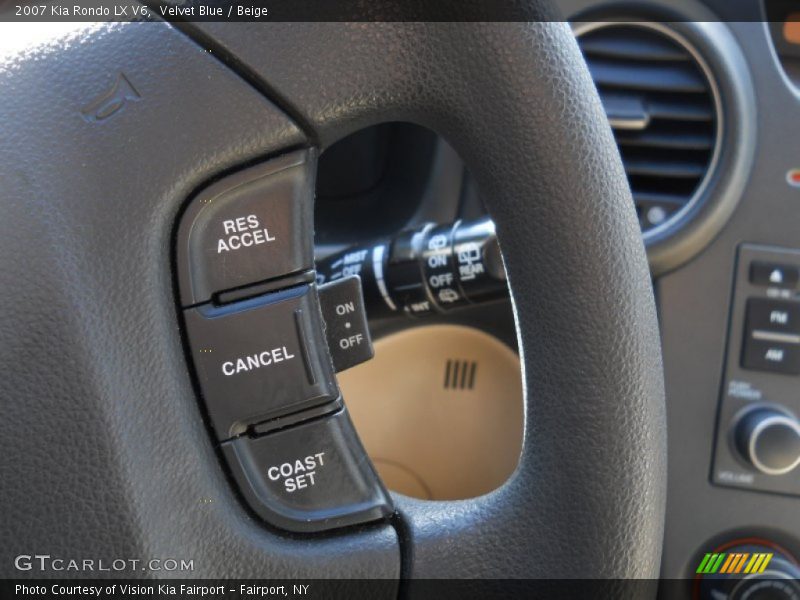 Velvet Blue / Beige 2007 Kia Rondo LX V6