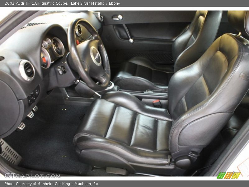  2002 TT 1.8T quattro Coupe Ebony Interior