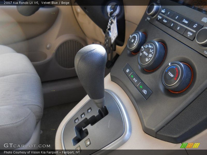 Velvet Blue / Beige 2007 Kia Rondo LX V6