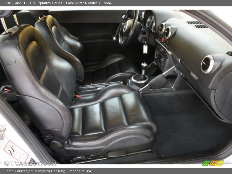  2002 TT 1.8T quattro Coupe Ebony Interior