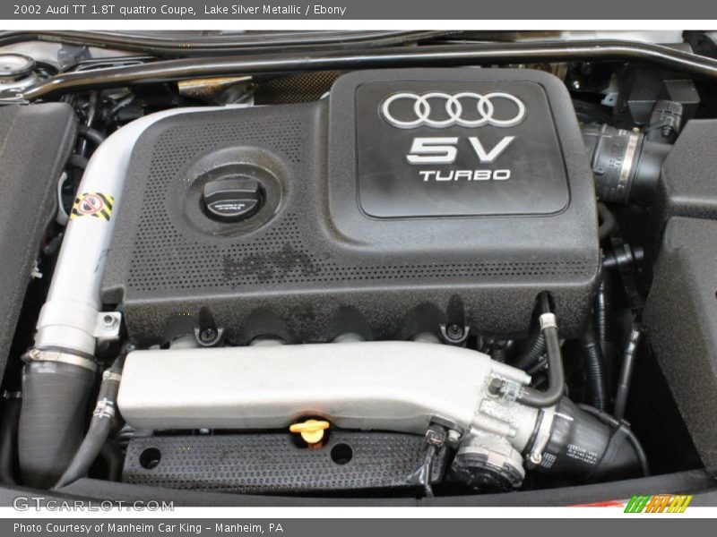  2002 TT 1.8T quattro Coupe Engine - 1.8 Liter Turbocharged DOHC 20-Valve 4 Cylinder