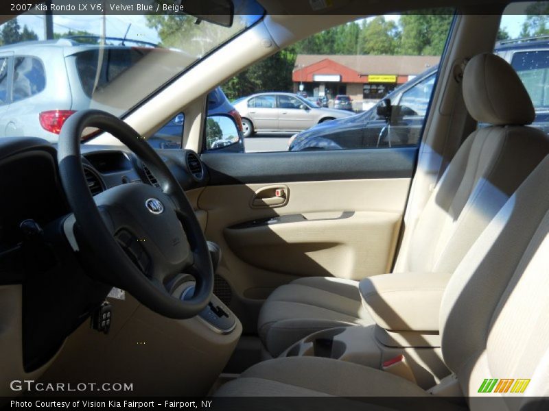 Velvet Blue / Beige 2007 Kia Rondo LX V6