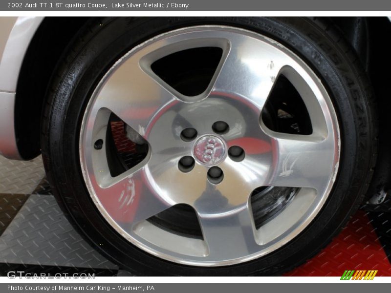 Lake Silver Metallic / Ebony 2002 Audi TT 1.8T quattro Coupe