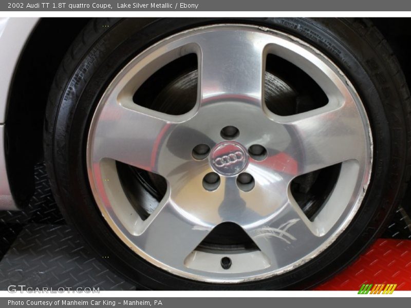 Lake Silver Metallic / Ebony 2002 Audi TT 1.8T quattro Coupe
