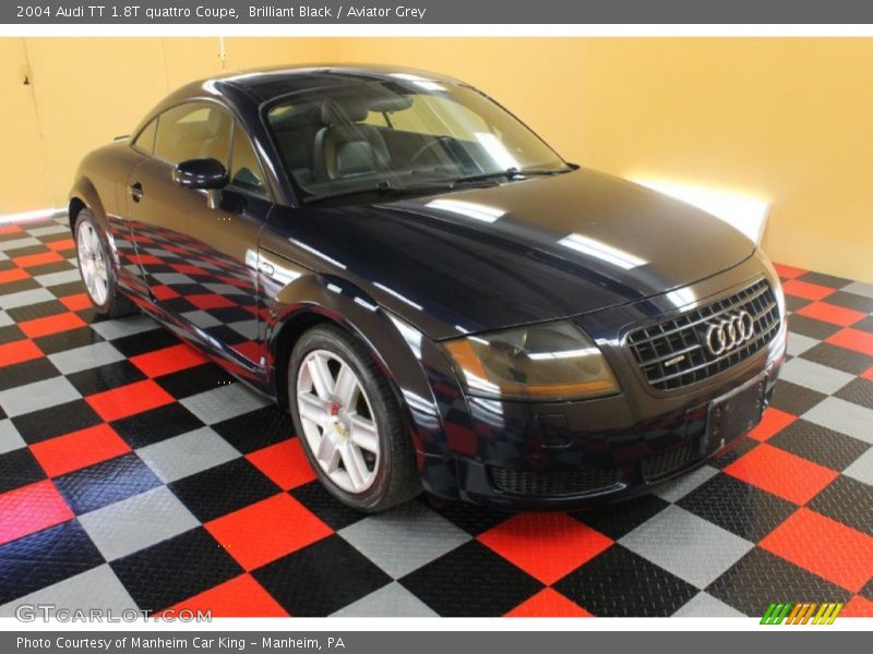 Brilliant Black / Aviator Grey 2004 Audi TT 1.8T quattro Coupe