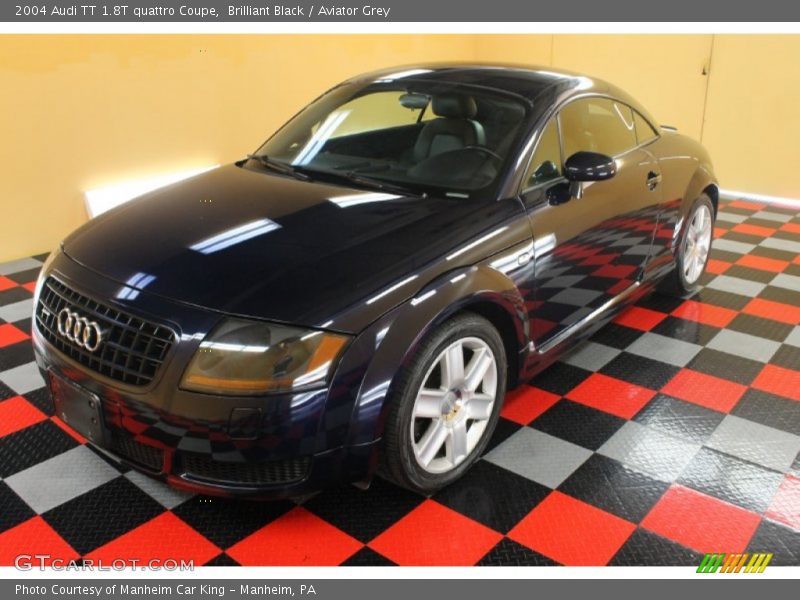 Brilliant Black / Aviator Grey 2004 Audi TT 1.8T quattro Coupe