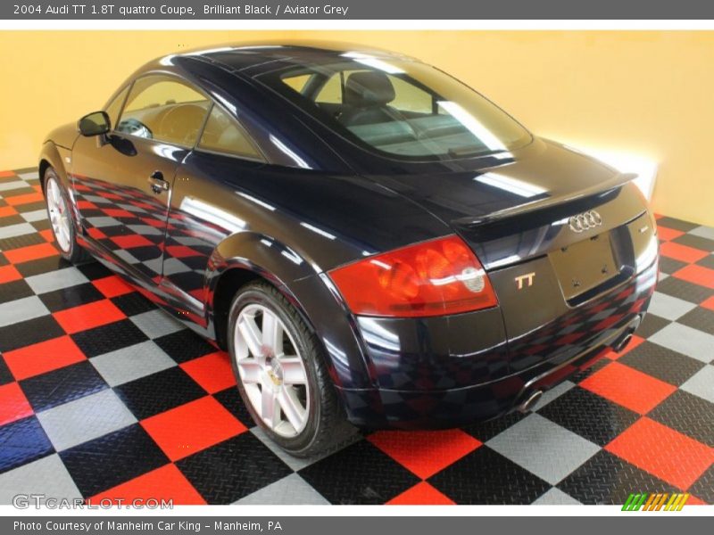 Brilliant Black / Aviator Grey 2004 Audi TT 1.8T quattro Coupe