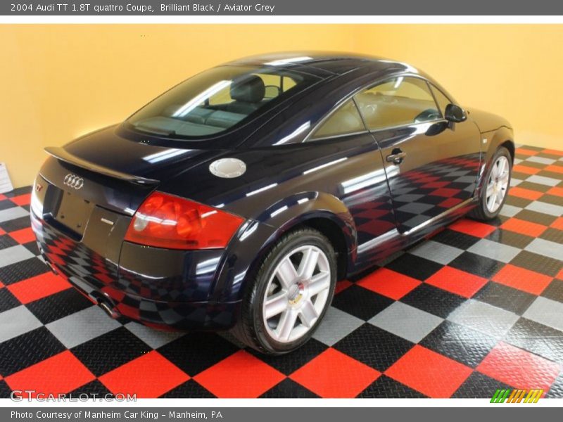 Brilliant Black / Aviator Grey 2004 Audi TT 1.8T quattro Coupe