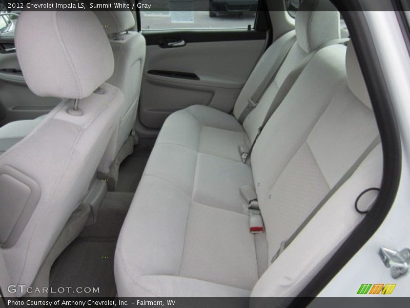 Summit White / Gray 2012 Chevrolet Impala LS