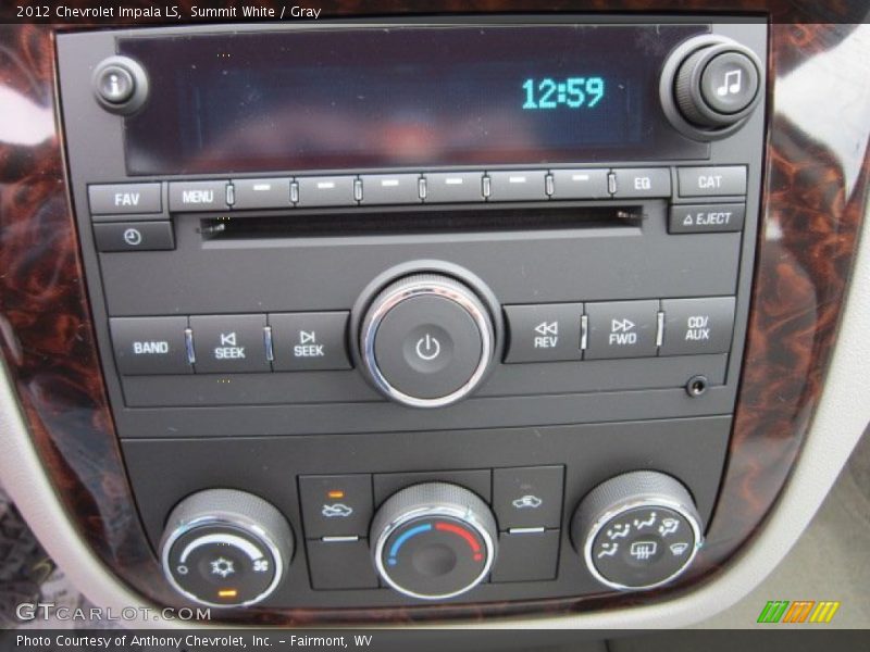 Audio System of 2012 Impala LS
