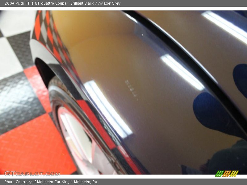 Brilliant Black / Aviator Grey 2004 Audi TT 1.8T quattro Coupe