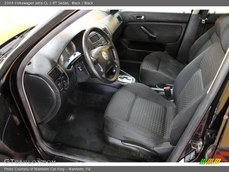 Black / Black 2004 Volkswagen Jetta GL 1.8T Sedan