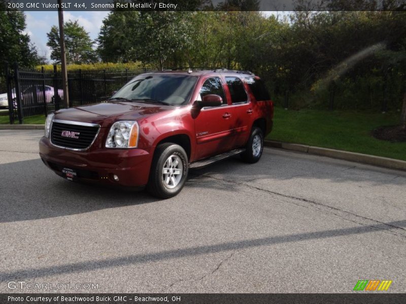 Sonoma Red Metallic / Ebony 2008 GMC Yukon SLT 4x4