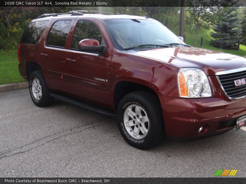 Sonoma Red Metallic / Ebony 2008 GMC Yukon SLT 4x4
