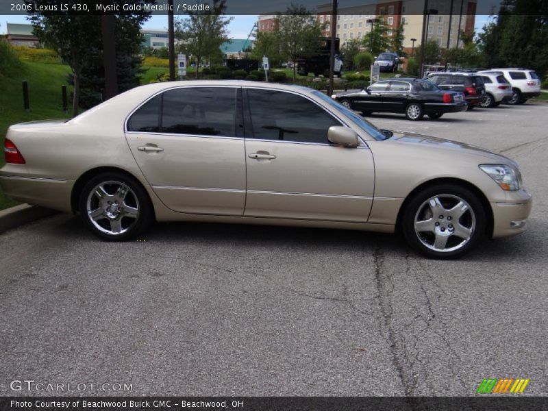 Mystic Gold Metallic / Saddle 2006 Lexus LS 430