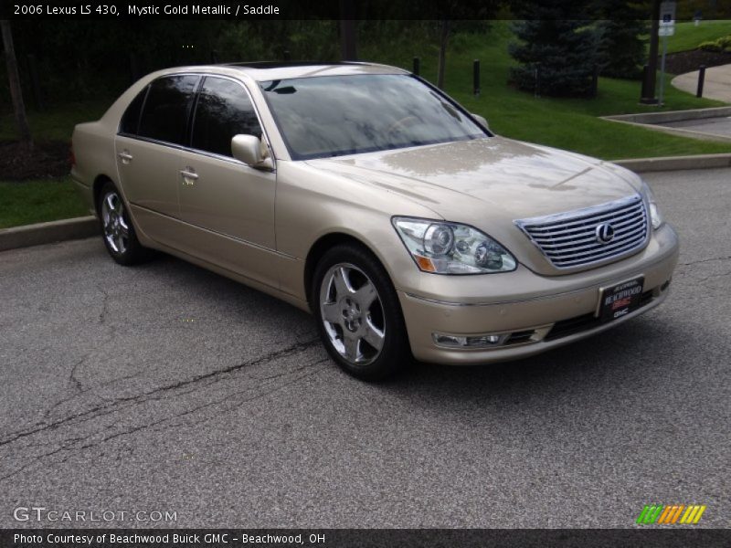 Mystic Gold Metallic / Saddle 2006 Lexus LS 430