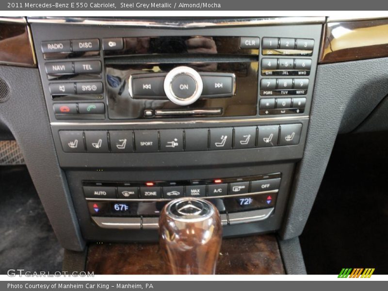 Steel Grey Metallic / Almond/Mocha 2011 Mercedes-Benz E 550 Cabriolet