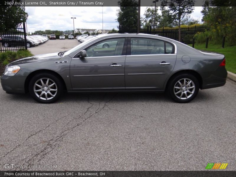 Sharkskin Gray / Titanium Gray 2007 Buick Lucerne CXL