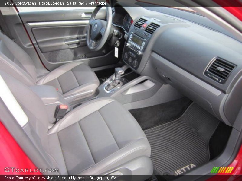 Salsa Red / Anthracite 2009 Volkswagen Jetta SEL Sedan