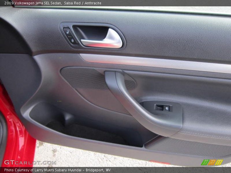 Salsa Red / Anthracite 2009 Volkswagen Jetta SEL Sedan
