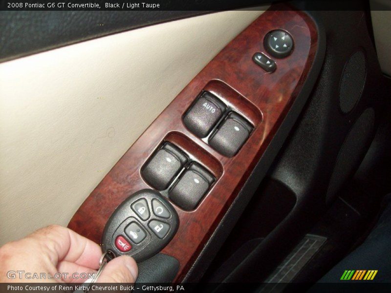 Black / Light Taupe 2008 Pontiac G6 GT Convertible