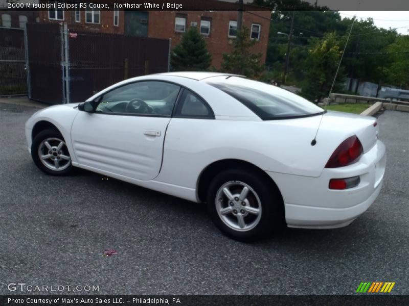 Northstar White / Beige 2000 Mitsubishi Eclipse RS Coupe