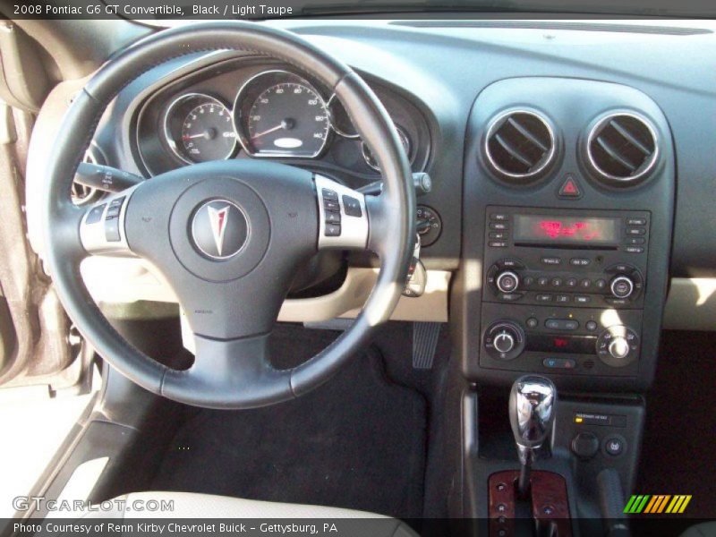 Black / Light Taupe 2008 Pontiac G6 GT Convertible