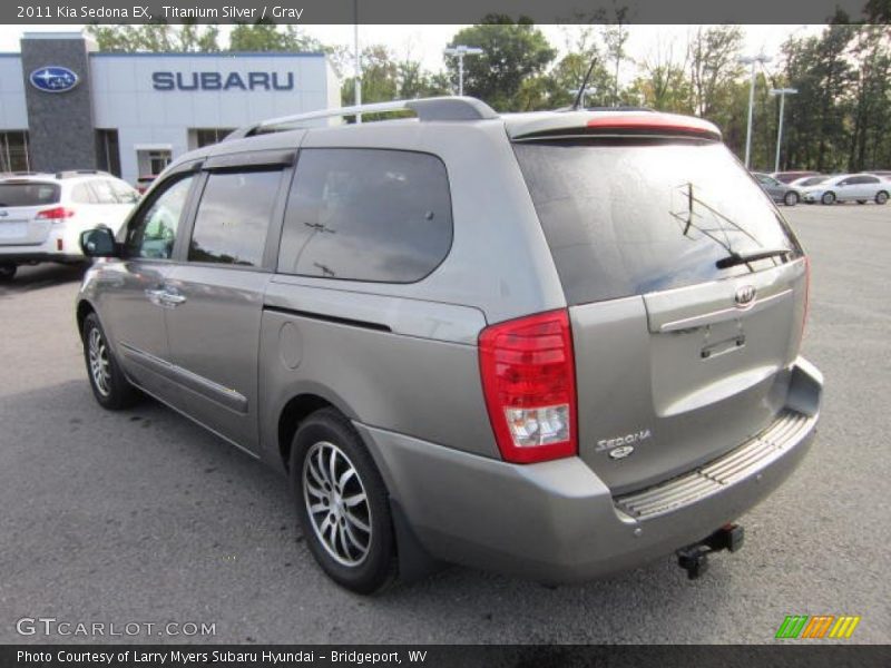 Titanium Silver / Gray 2011 Kia Sedona EX
