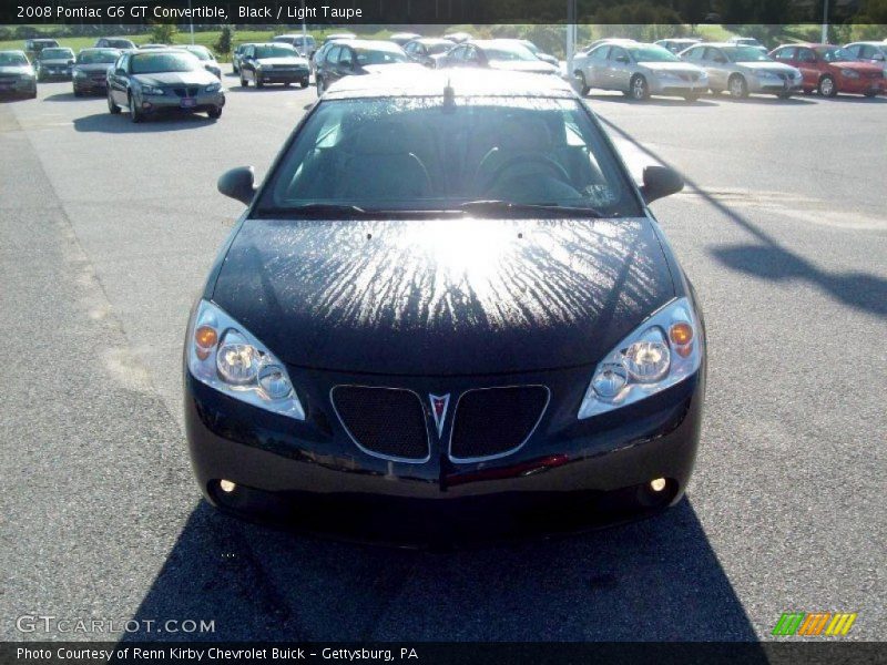 Black / Light Taupe 2008 Pontiac G6 GT Convertible