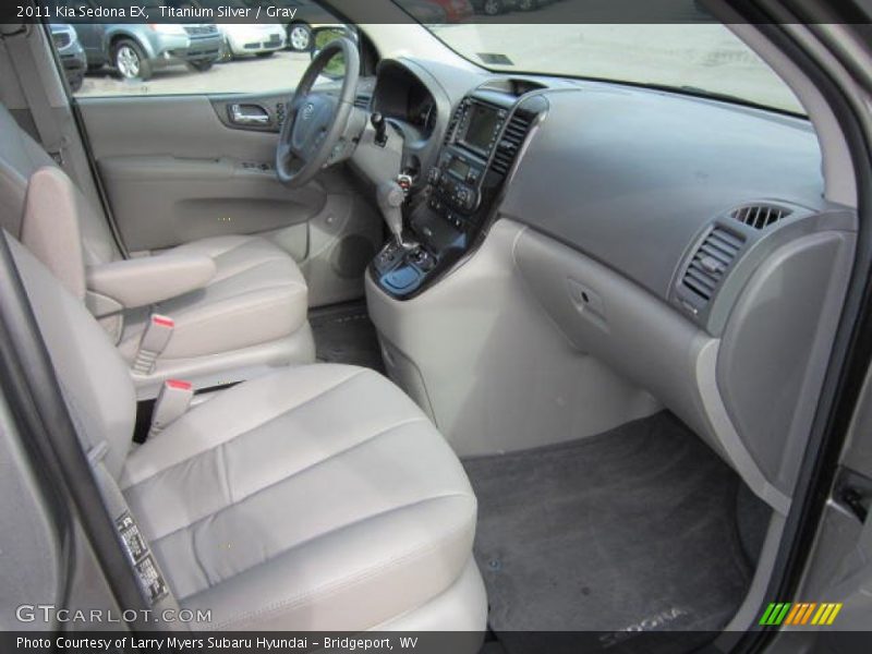  2011 Sedona EX Gray Interior