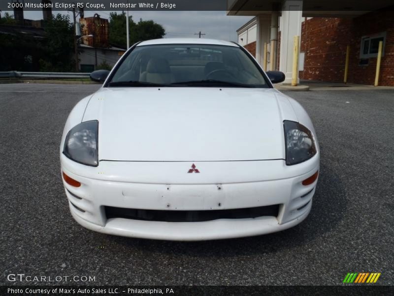 Northstar White / Beige 2000 Mitsubishi Eclipse RS Coupe