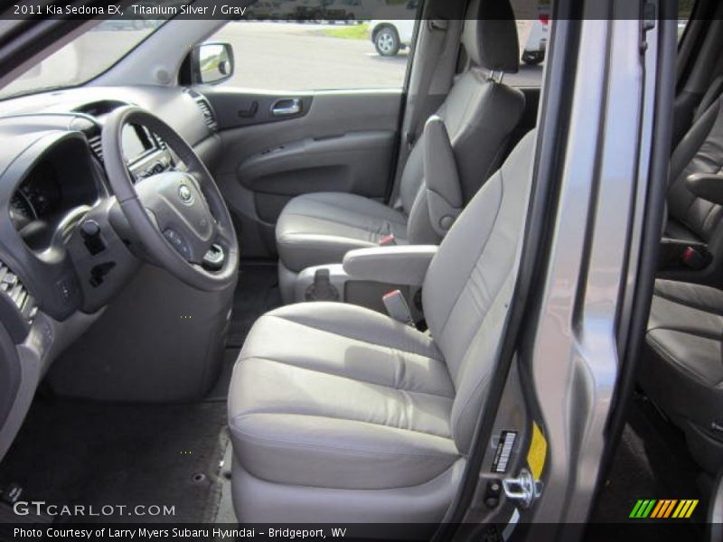  2011 Sedona EX Gray Interior