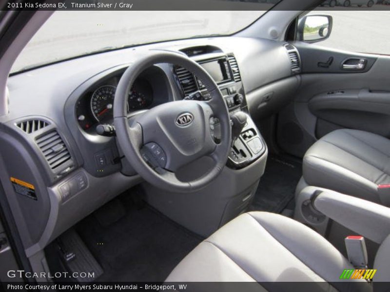 Gray Interior - 2011 Sedona EX 